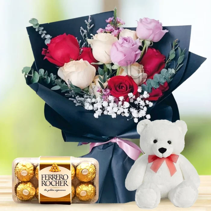rose-bouquet-teddy-bear-and-chocolates