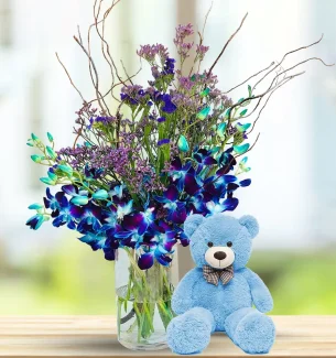 bouquet-of-10-orchids-and-teddy